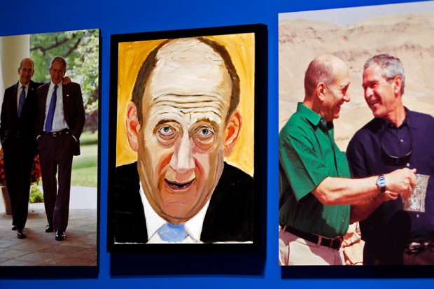 Portraits Of World Leaders Painted By Former President George W. Bush Go On Display At His Presidential Library